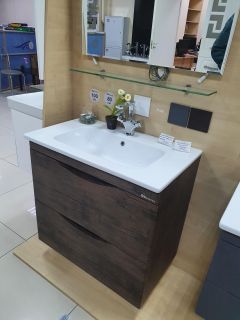 Тумба под раковину Bellezza Санриса 80см орех 00000010188